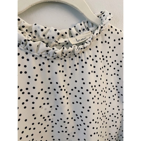 Piper & Scoot Christina Dot Flare Sleeve Blouse - Picture 5 of 6